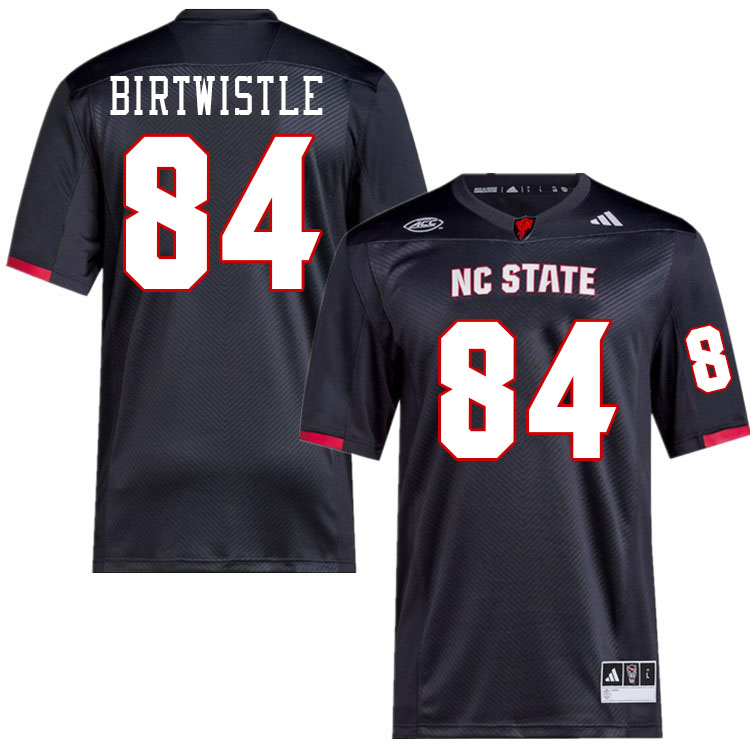 Men #84 Charlie Birtwistle NC State Wolfpack College Football Jerseys Stitched-Black